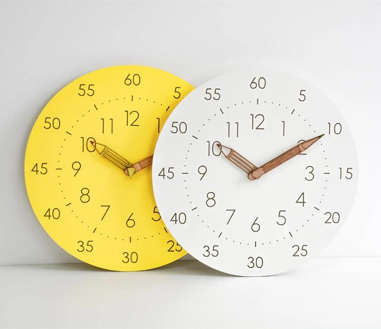 Analogue Noiseless Childrens Wall Décor Clock -