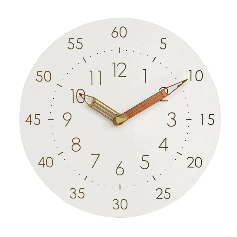 Analogue Noiseless Childrens Wall Décor Clock -