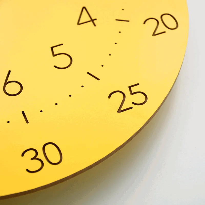 Analogue Noiseless Childrens Wall Décor Clock -