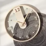 Analogue_Noiseless_Wooden_Wall_Clock_for_Home_-_-4124327 Analogue Noiseless Wooden Wall Clock for Home