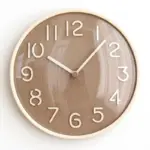 Analogue_Noiseless_Wooden_Wall_Decor_Clock_for_Home_-_-4124349 Analogue Noiseless Wooden Wall Decor Clock for Home