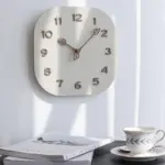 Analogue Square Wall Decor Clock for Home