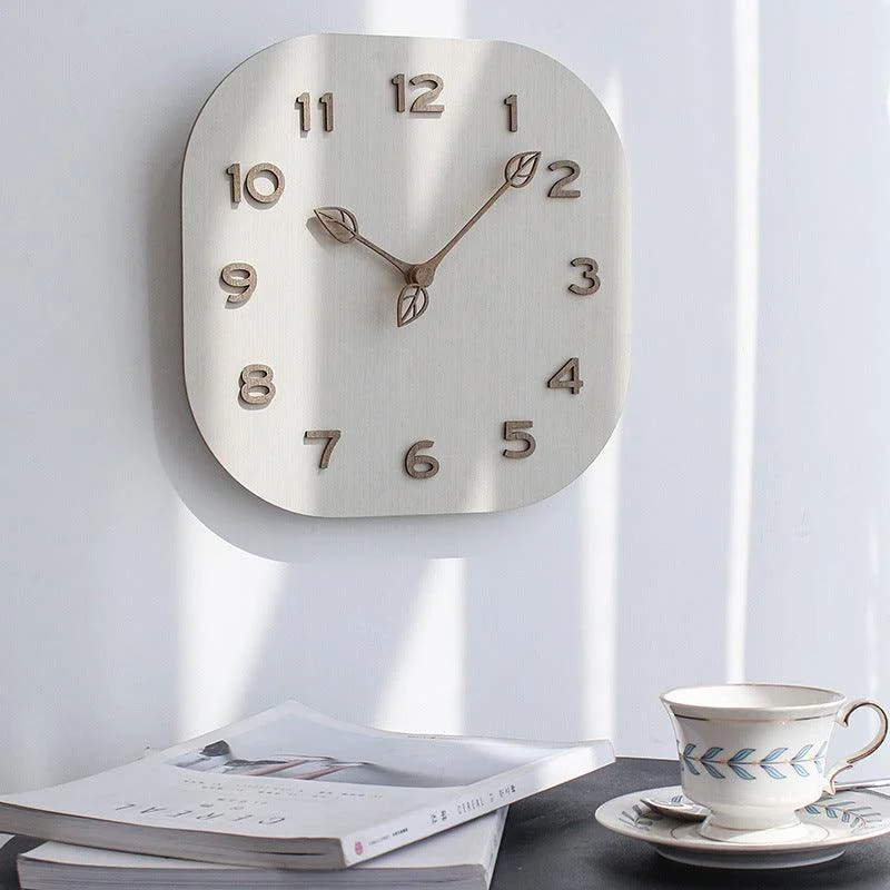 Analogue Square Wall Décor Clock for Home -