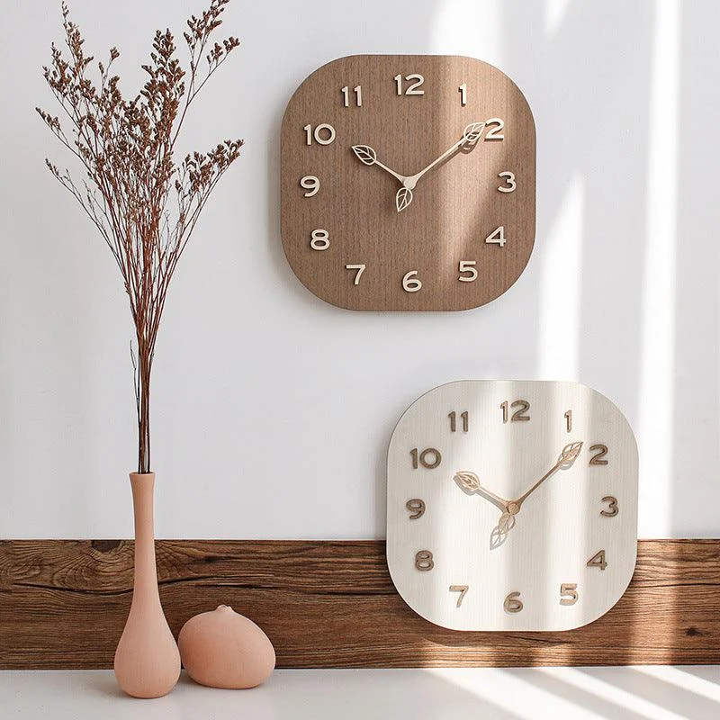 Analogue Square Wall Décor Clock for Home -
