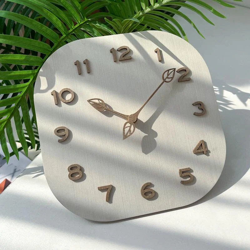 Analogue Square Wall Décor Clock for Home -