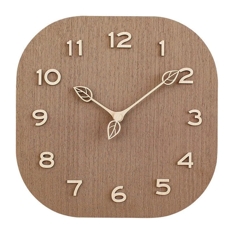 Analogue Square Wall Décor Clock for Home -