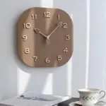 Analogue Square Wall Decor Clock for Home