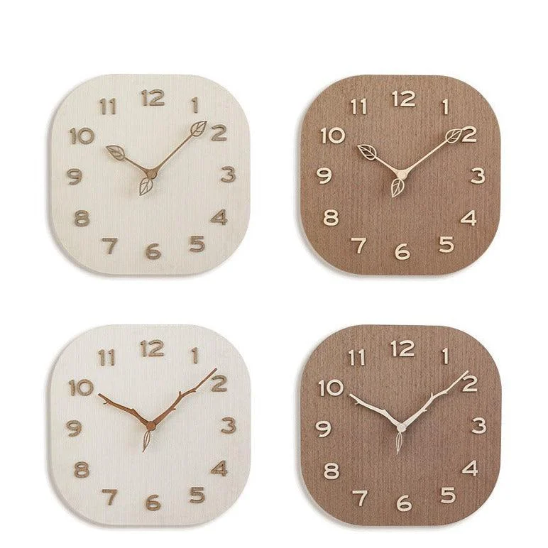 Analogue Square Wall Décor Clock for Home -