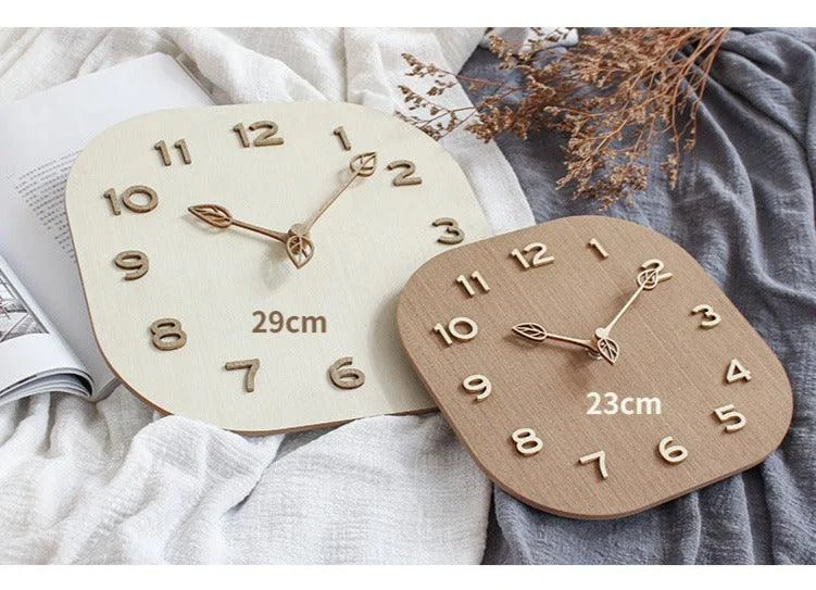 Analogue Square Wall Décor Clock for Home -