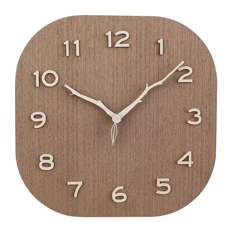 Analogue Square Wall Décor Clock for Home -