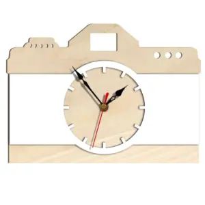 Analogue Wall Décor Clock Gift for Photographer