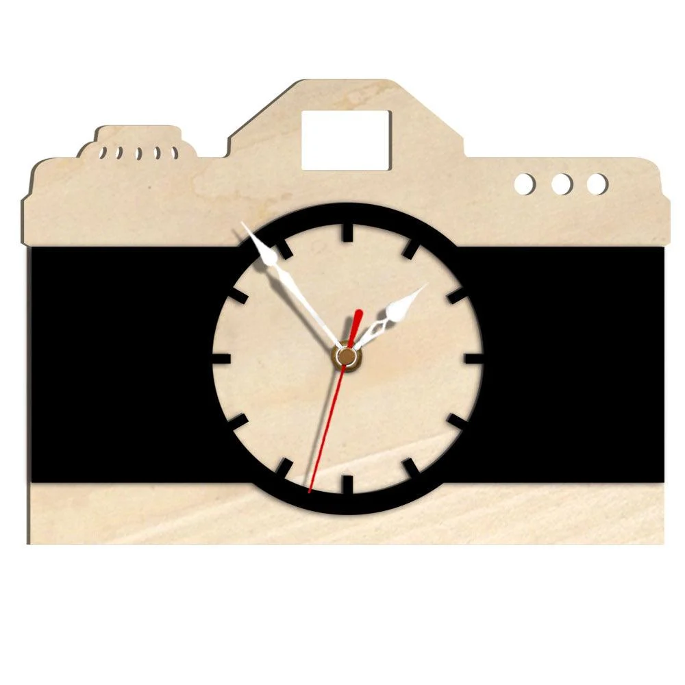 Analogue Wall Décor Clock Gift for Photographer -