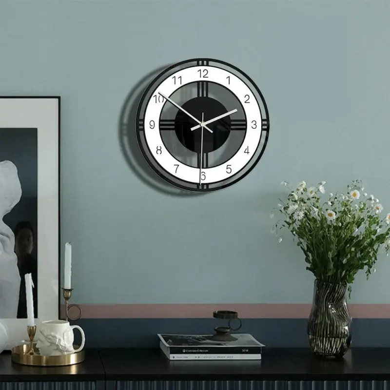 Analogue Wall Decor Clock for Living Room