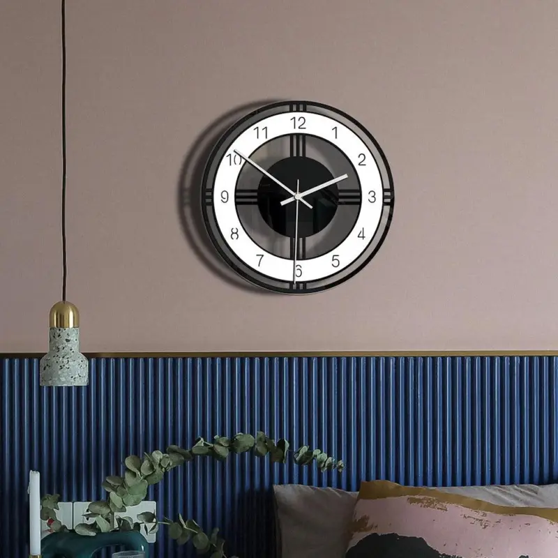 Analogue Wall Decor Clock for Living Room