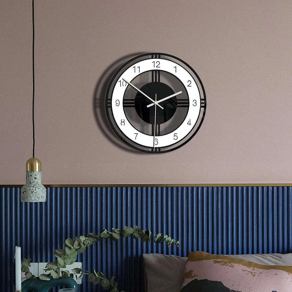 Analogue Wall Décor Clock for Living Room -