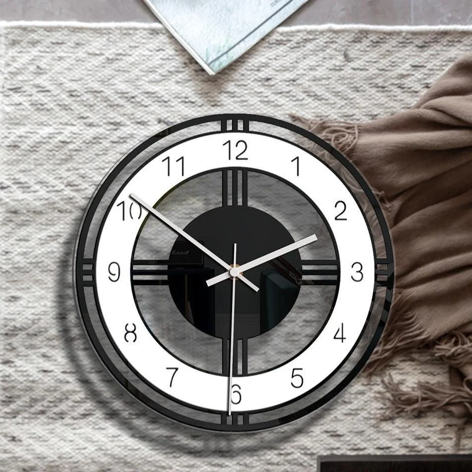 Analogue Wall Décor Clock for Living Room -