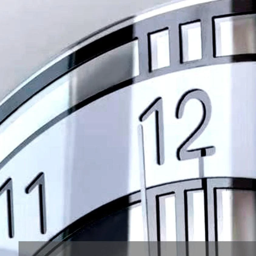 Analogue Wall Décor Clock for Living Room -