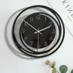 Analogue Wall Decor Silent Clock for Home