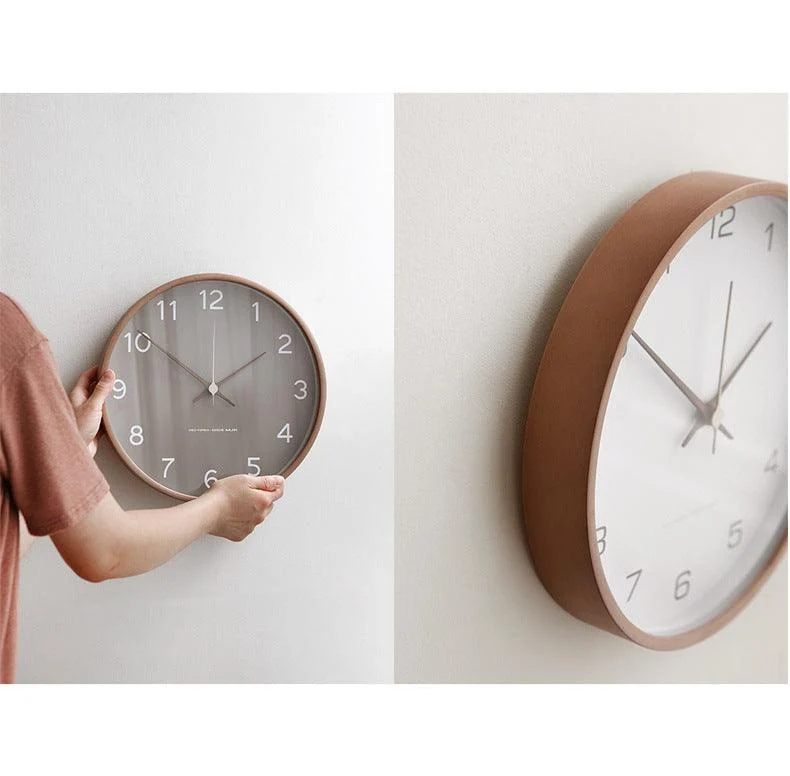 Analogue Wall Décor Wooden Clock for Home -
