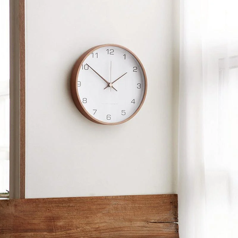 Analogue Wall Décor Wooden Clock for Home -