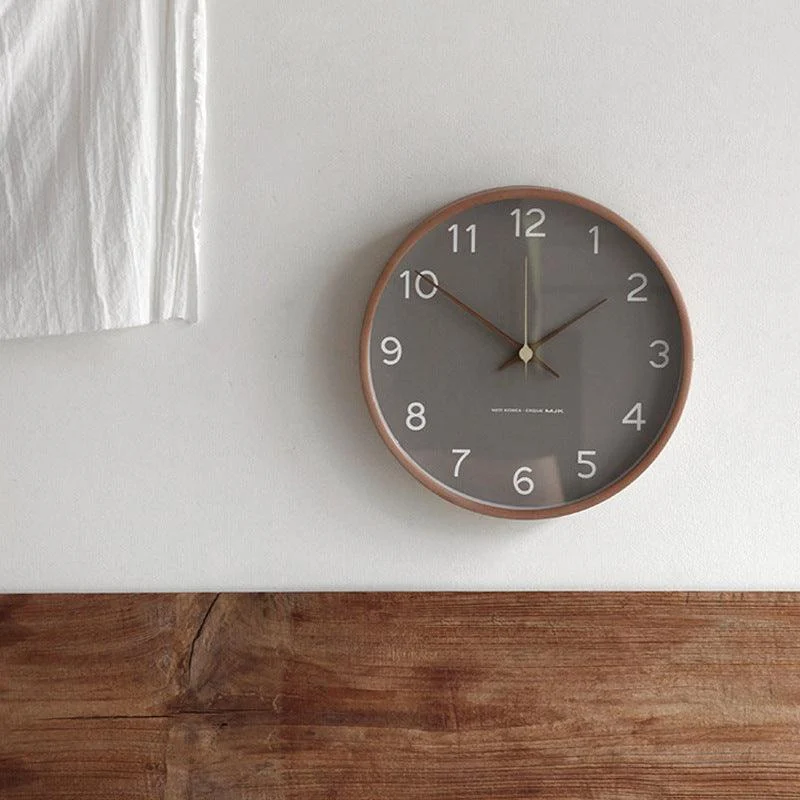 Analogue Wall Décor Wooden Clock for Home -