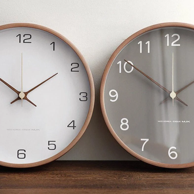 Analogue Wall Décor Wooden Clock for Home -