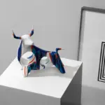 Anchor Bull Sculpture tag1
