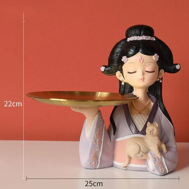 Ancient Dynasty Girl Tray -  - #tag1#