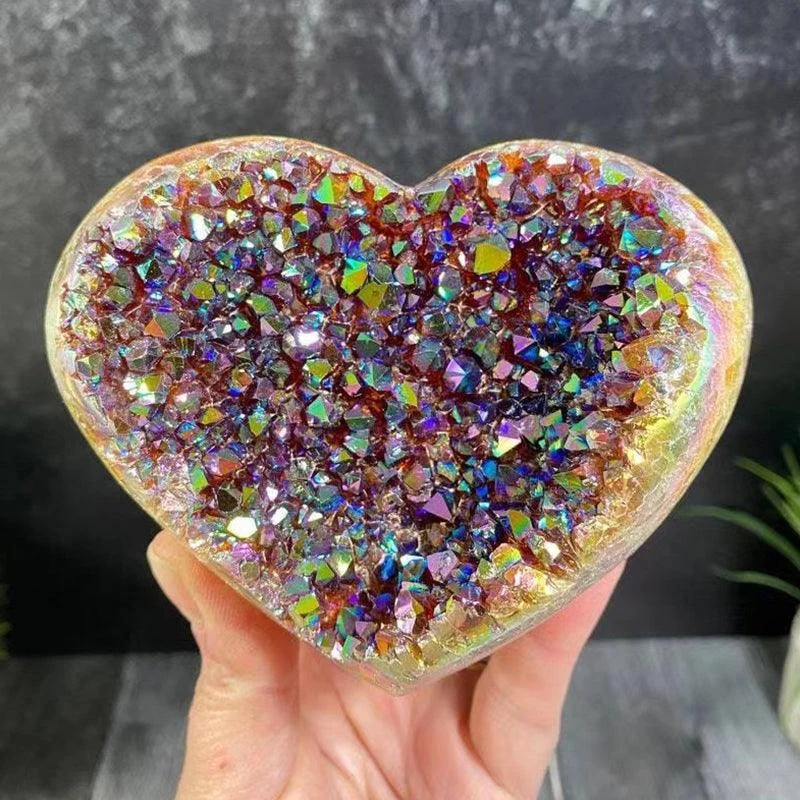 Angel Aura Heart Shaped Crystal -  - #tag1#