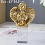 Angel Baby Glass Miniature Sculptures and Statues Decor