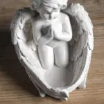 Angel Girl Candle Holder Atmospheric Design Cream Colored Unbranded For Living Room Hallway 1 Piece tag1