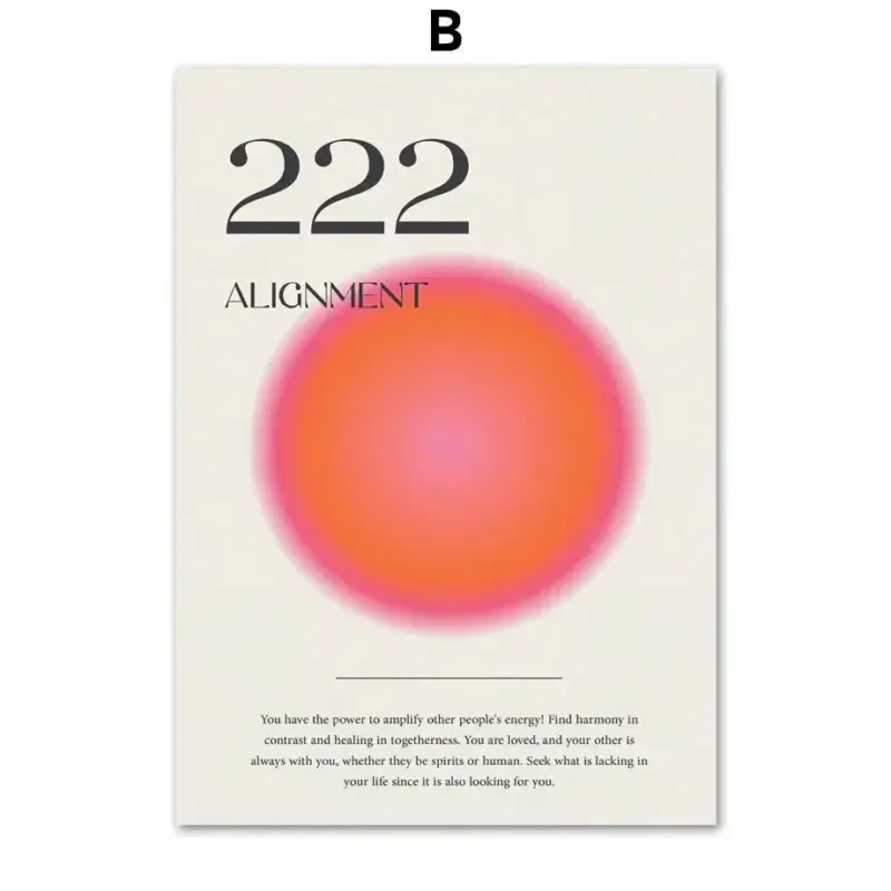 Angel Numbers Aura Canvas Art