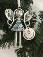 Angel Ornament Christmas Gift Funny Friendship Gift tag1