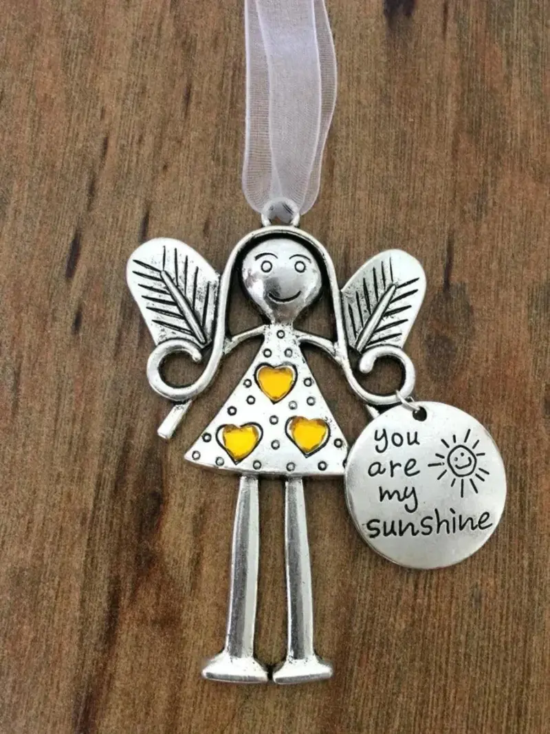 Angel Ornament Christmas Gift Funny Friendship Gift tag1