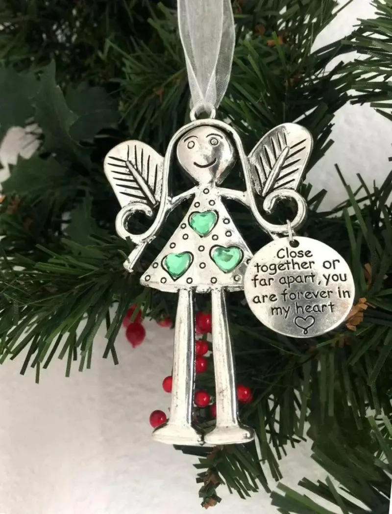 Angel Ornament Christmas Gift Funny Friendship Gift tag1