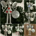 Angel Ornament Christmas Gift Funny Friendship Gift tag1