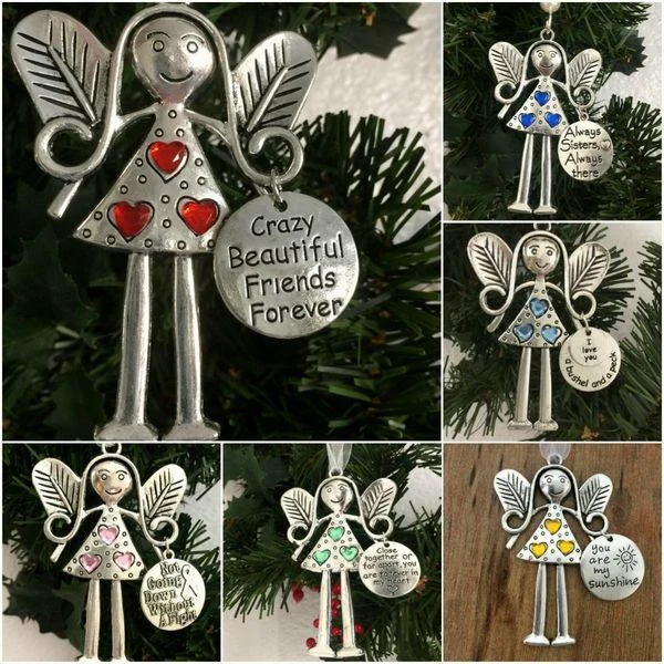 Angel Ornament Christmas Gift - Funny Friendship Gift -  - #tag1#