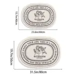 Angel Pattern Anti Slip Bathmat tag1