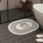 Angel Pattern Anti Slip Bathmat tag1