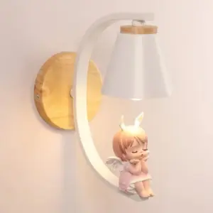 Angel Wall Lamp: Whimsical Charm for Kids' Spaces