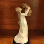 Angel of Friendship Dog Monument Figurine