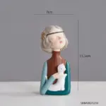 Angelic Girl Figurine Sculpture tag1