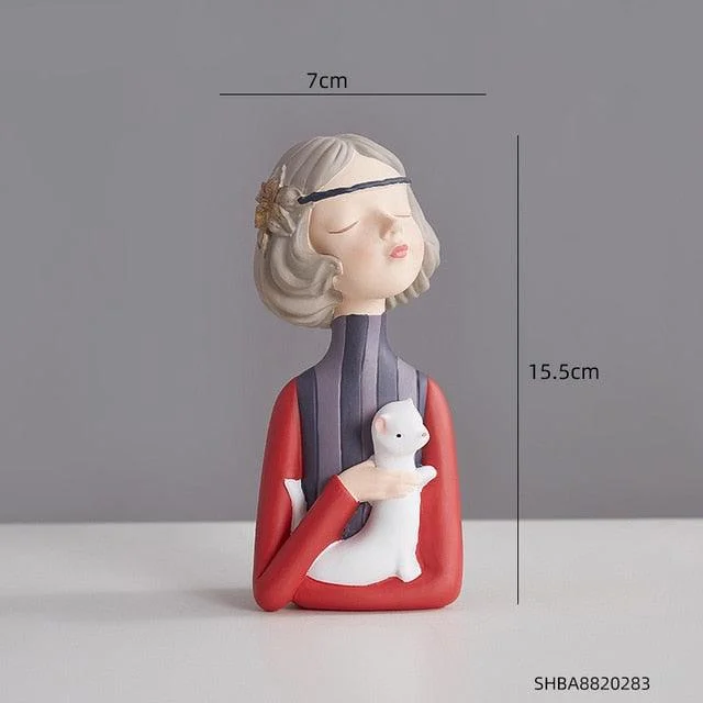 Angelic Girl Figurine Sculpture -  - #tag1#