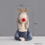 Angelic Girl Figurine Sculpture tag1