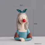Angelic Girl Figurine Sculpture tag1