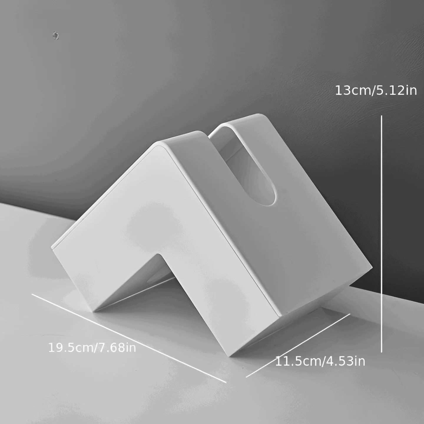 AngleEase - Modern L-shaped Tissue Holder Right Angle Tissue Storage Box -  - #tag1#