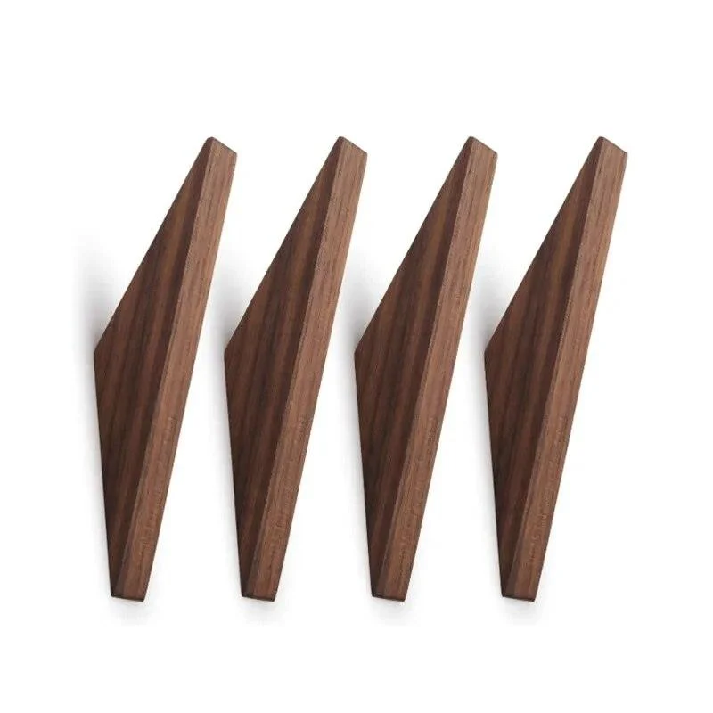 Angular Solid Wooden Wall Hanger -