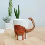 Animal And Dinosaur Shaped Coffee Mug tag1