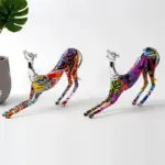 Animal Dog Doberman European Sculptures and Statues Ornaments Modern Resin Crafts