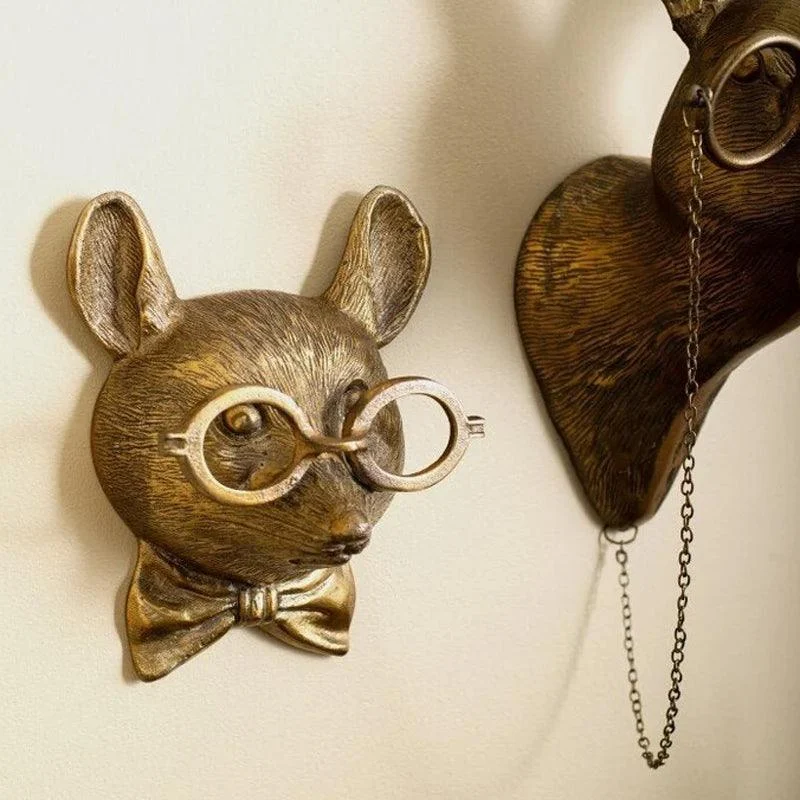 Animal Head Resin Pendant -  - #tag1#